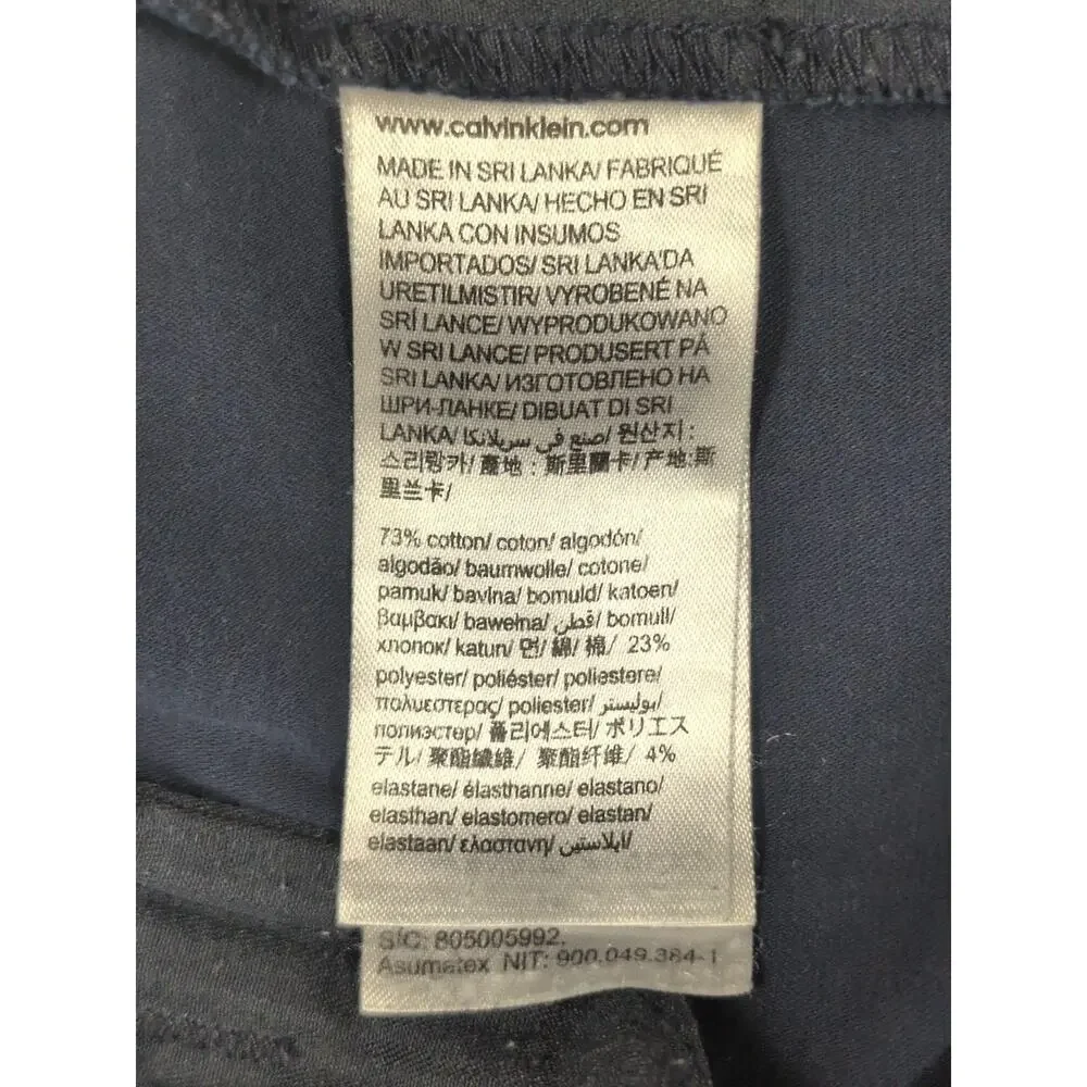 Calvin Klein Men's Ck Slim Fit Stretch Pull-On Jogger Performance Pants XL Navy